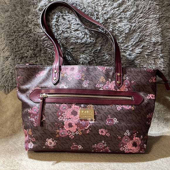 🎉HP🎉Jones New York Signature Floral Satchel/Handbag - Picture 2 of 10